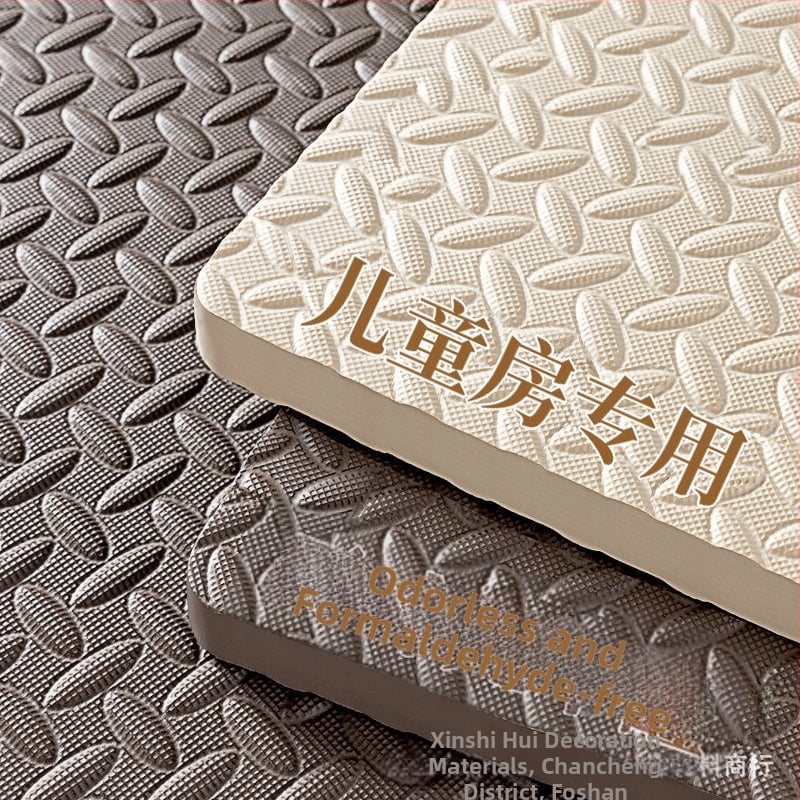 Interlocking EVA putų kilimėlis kūdikių šliaužimui – lapų raštas, skalbiamas, atsparus smūgiams, garso izoliacija