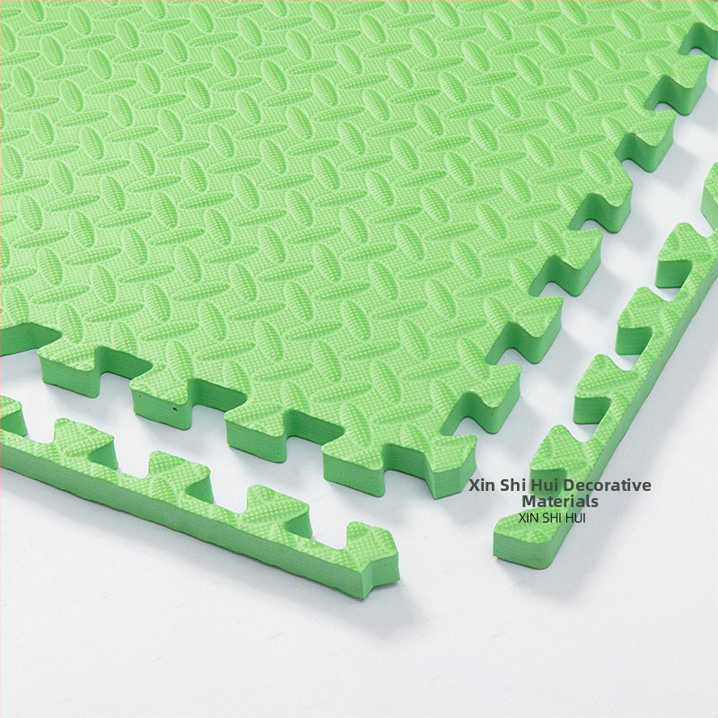 Interlocking EVA putų kilimėlis kūdikių šliaužimui – lapų raštas, skalbiamas, atsparus smūgiams, garso izoliacija