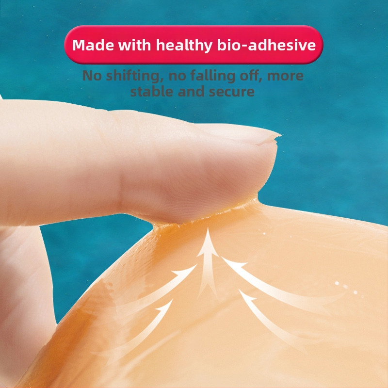 MBGB Szilikon Mellpárnák – láthatatlan, gyűjtő hatású, vékony, kör alakú mellbimbó formája, fényes felület