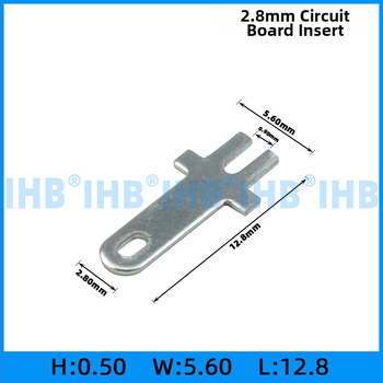 PCB plākšņu ievietojumi; izliektas formas pozicionēšana ar zvaigznes/flag veida izskatu; misiņš ar tinētu pārklājumu; 1000 gab