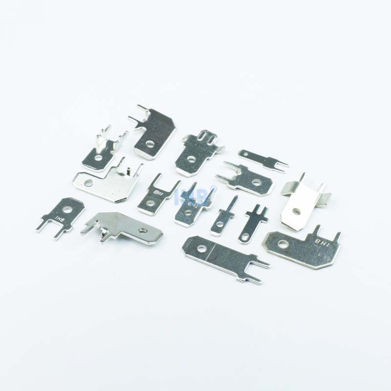 PCB plākšņu ievietojumi; izliektas formas pozicionēšana ar zvaigznes/flag veida izskatu; misiņš ar tinētu pārklājumu; 1000 gab