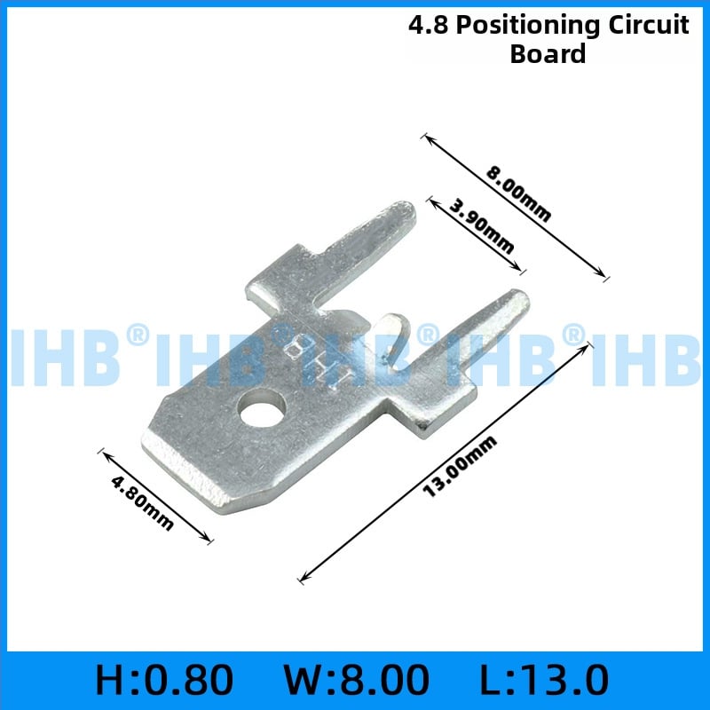 PCB plākšņu ievietojumi; izliektas formas pozicionēšana ar zvaigznes/flag veida izskatu; misiņš ar tinētu pārklājumu; 1000 gab