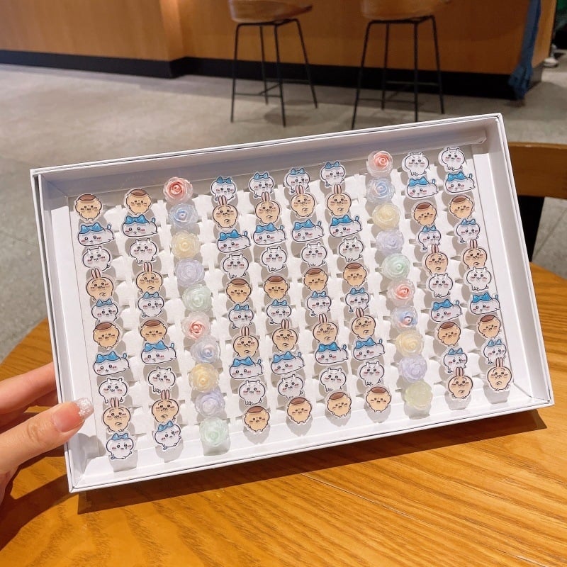 Детски пръстен с плодова форма, пластмасов материал, карикатурен стил, регулируем пръстен