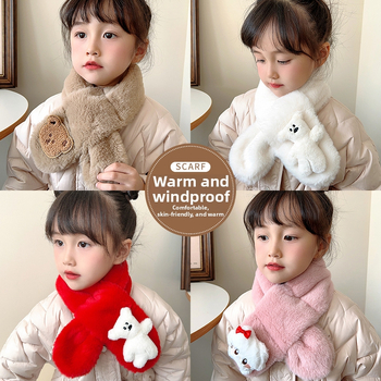 Детски шал – унисекс с карикатурен принт, кашмир съдържание >96%, за зимно-есенно време, правоъгълен формат, еднообразно плетиво