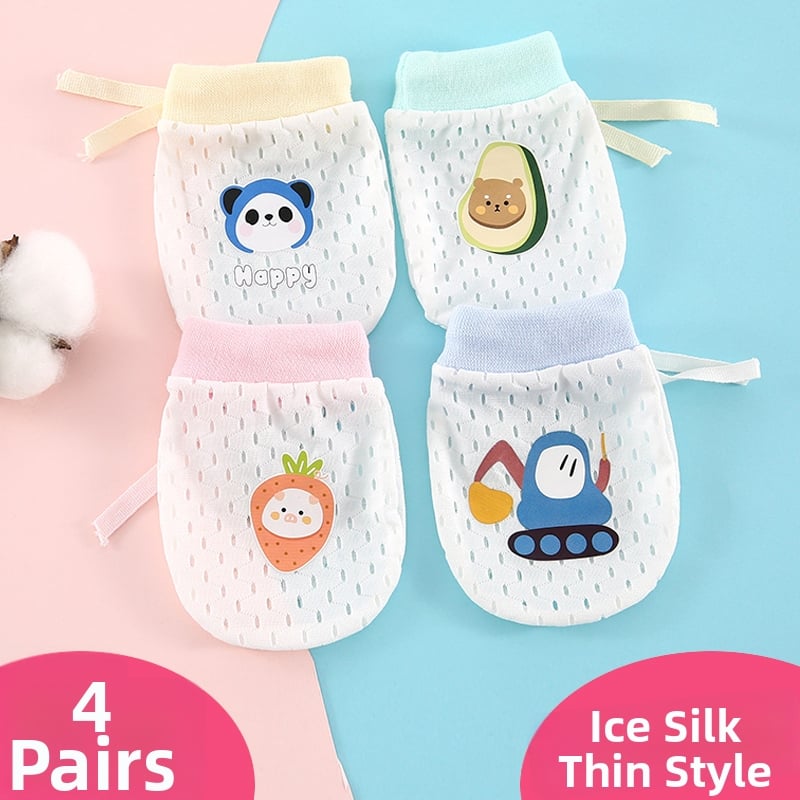 Zīdaiņu plaukstas aizsargājošās cimdi – apģērba cimdi 0–1 gadu vecumam, saglabā siltumu, pavasara 2025 izlaišana, zēniem