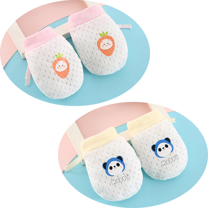 Zīdaiņu plaukstas aizsargājošās cimdi – apģērba cimdi 0–1 gadu vecumam, saglabā siltumu, pavasara 2025 izlaišana, zēniem