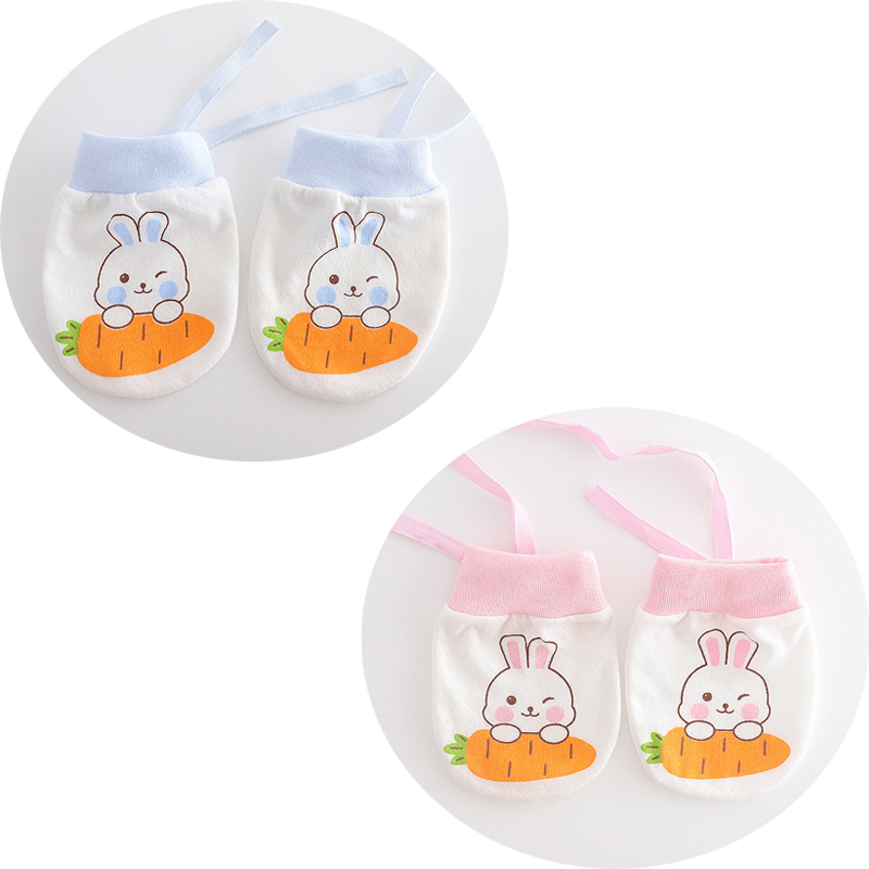 Zīdaiņu plaukstas aizsargājošās cimdi – apģērba cimdi 0–1 gadu vecumam, saglabā siltumu, pavasara 2025 izlaišana, zēniem