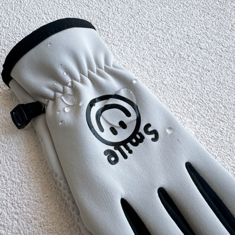 Bērnu ziemas cimdi no auduma, ar karikatūras dizainu un atdalītiem pirkstiem, saglabā siltumu, vecuma 6–10 gadi