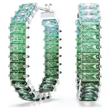 Matrix Series set nakita: naušnice, ogrlica i narukvica s kristalnim detaljima; bakar; privjesak od legure; O-oblika lanac; motivi biljaka i cvijeća; unisex, personalizirani stil