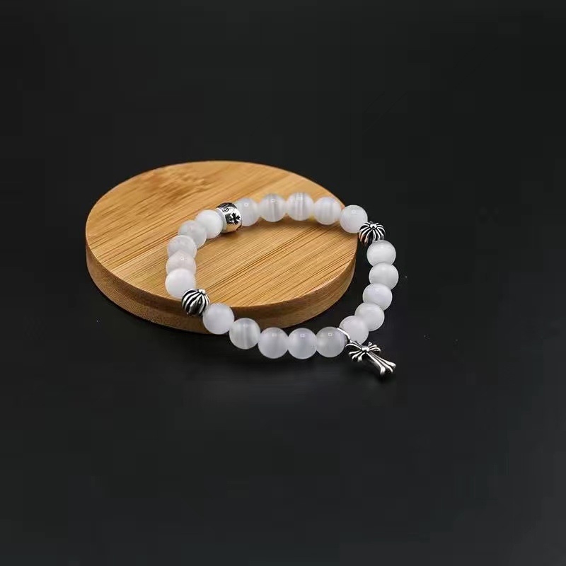 Narukvica od agata, retro stil, unisex, geometrijski dizajn, elektroplatinirani završni sloj
