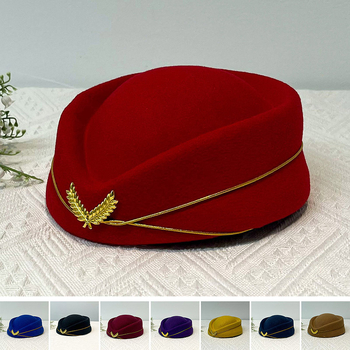 Ženski klobuk od vunenog filca, elegantan stil, jesen
