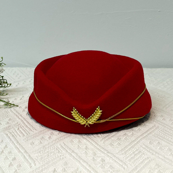 Ženski klobuk od vunenog filca, elegantan stil, jesen