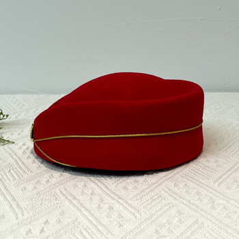 Ženski klobuk od vunenog filca, elegantan stil, jesen