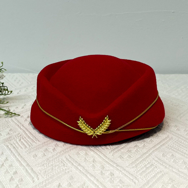 Ženski klobuk od vunenog filca, elegantan stil, jesen