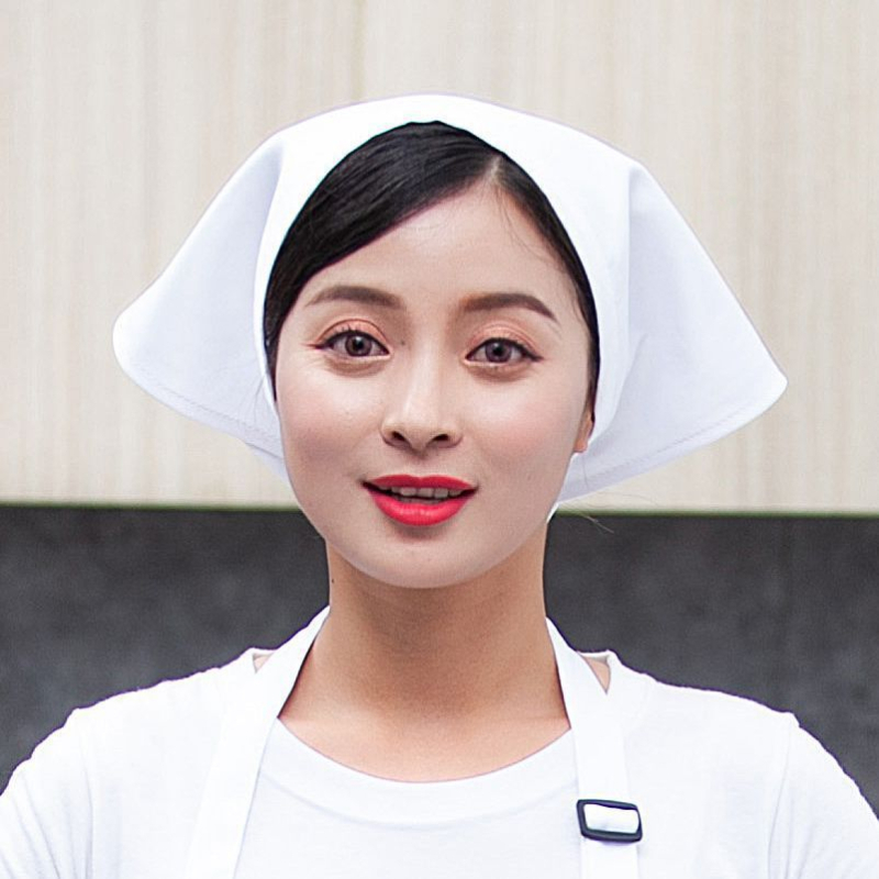 Унисекс плетена шапка за кухня, полиестер, твил, едноцветен модел, плосък връх