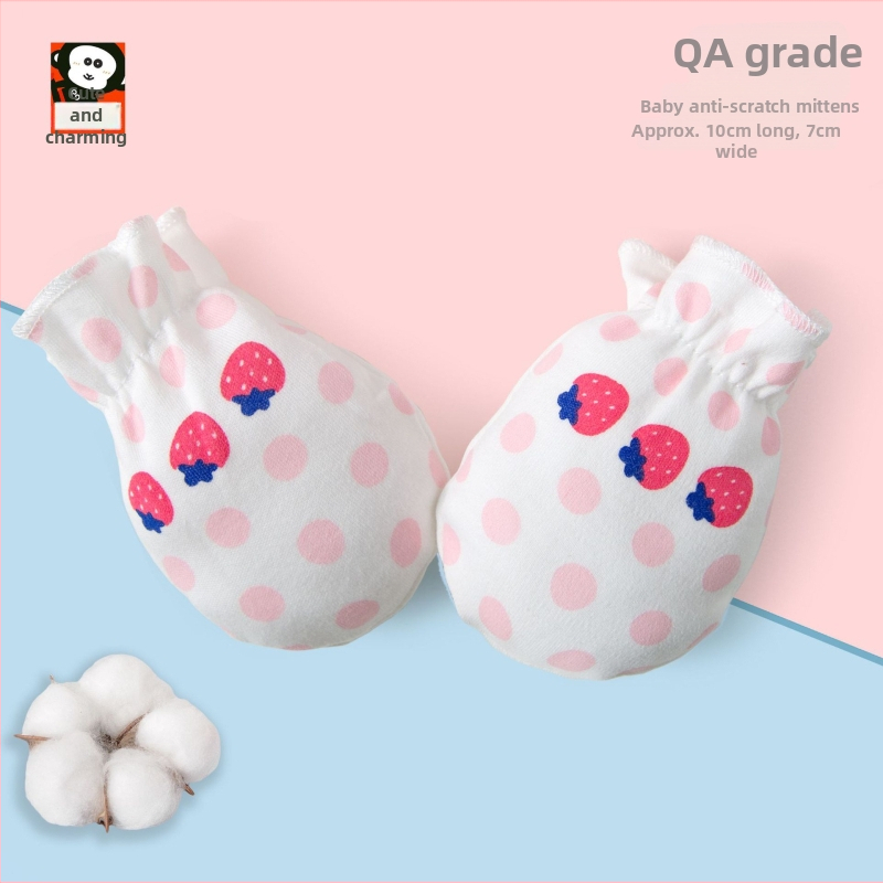 Naujagimių anti-scratch pirštinių komplektas - 100% medvilnė, kvėpuojanti, aukšta elastinė, įtraukti kojų uždangalai, unisex, visiems sezonams