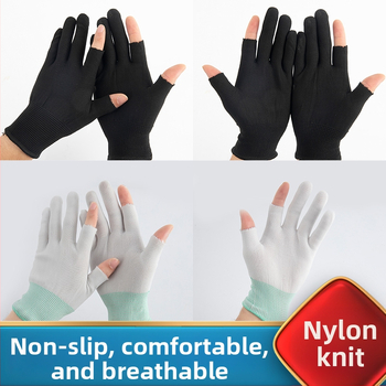 Mănuși de muncă din piele de vițel pentru curieri – rezistente la uzură, antiderapante, pentru sortare și ambalare