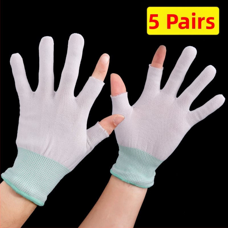 Mănuși de muncă din piele de vițel pentru curieri – rezistente la uzură, antiderapante, pentru sortare și ambalare