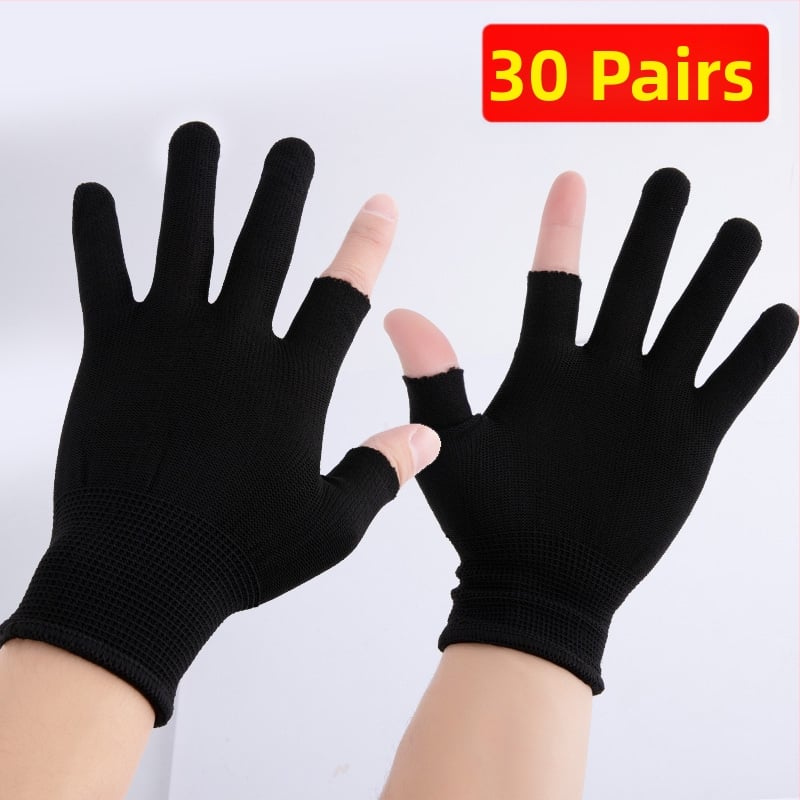 Mănuși de muncă din piele de vițel pentru curieri – rezistente la uzură, antiderapante, pentru sortare și ambalare