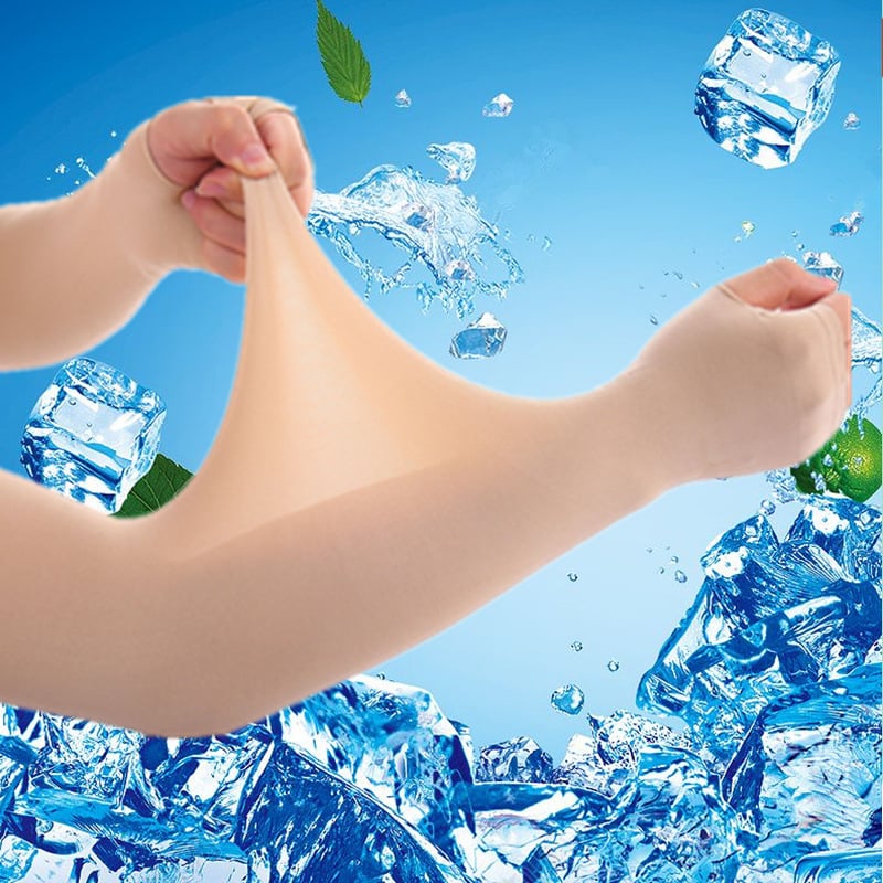 Ледено-копринени ръкави за UV защита – лятна употреба, за каране и шофиране, полиестер 61-70% / вискоза 21-30%