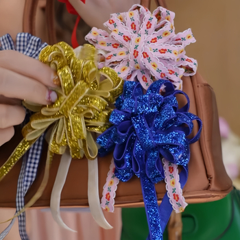 Corsage poga – roku darbs no auduma, sieviešu etniskais stils (rudens 2025 izlaidums)