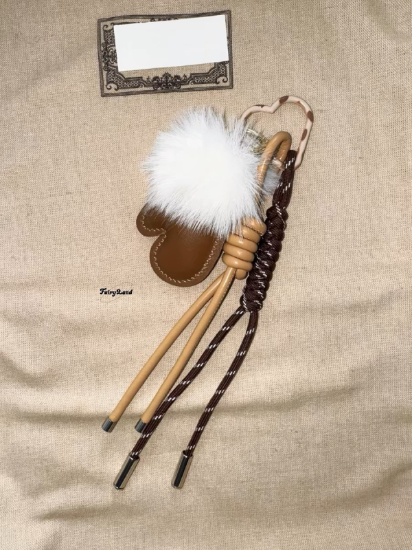 Odinis raktų pakabukas su žvaigžde, rankomis išaustas virvės mazgas, Korėjietiškas stilius (Pavasario 2025 leidimas)