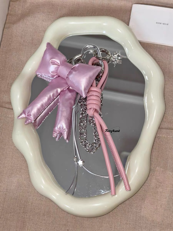 Odinis raktų pakabukas su žvaigžde, rankomis išaustas virvės mazgas, Korėjietiškas stilius (Pavasario 2025 leidimas)