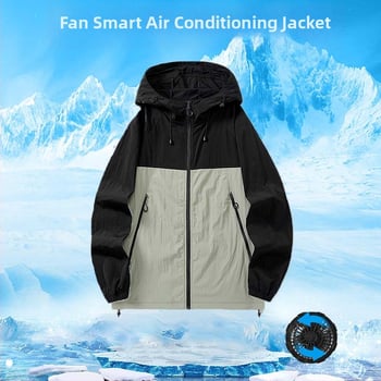 Neilona jaka ar kapuci – ultra plāna, elpojoša, ar rāvējslēdzēja kabatām