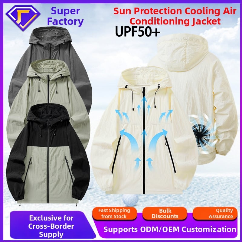 Neilona jaka ar kapuci – ultra plāna, elpojoša, ar rāvējslēdzēja kabatām