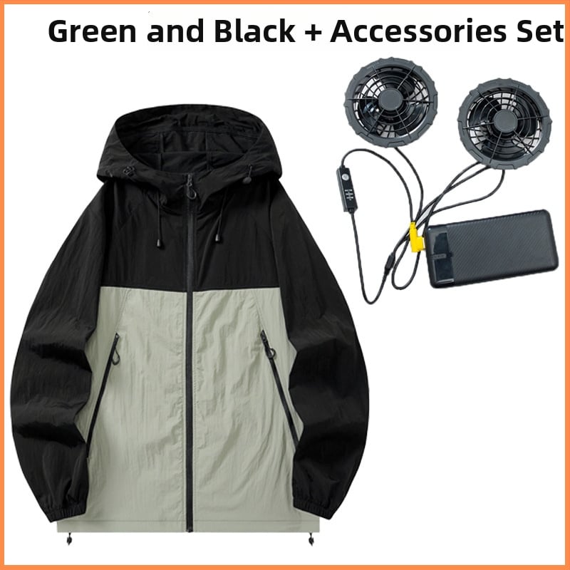 Neilona jaka ar kapuci – ultra plāna, elpojoša, ar rāvējslēdzēja kabatām