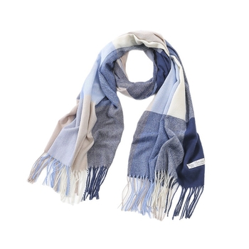 Каре шал от полиестер с имитация на кашмир, плетено, запазва топлината, зима