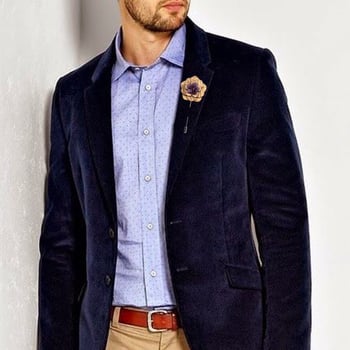 Drvena corsage broš - retro muški stil (Materijal: Drvo; Stil: Retro, Muški; Prilagodba: Da; Namjena: Dekoracija)