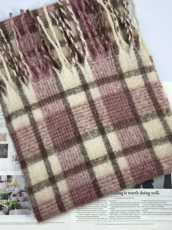Šal od mohaira sa warp-knit konstrukcijom, polyester-mješavina, dugačak, grije zimu, svestran, vrhunski stil