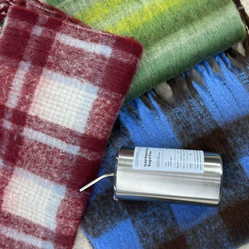 Šal od mohaira sa warp-knit konstrukcijom, polyester-mješavina, dugačak, grije zimu, svestran, vrhunski stil