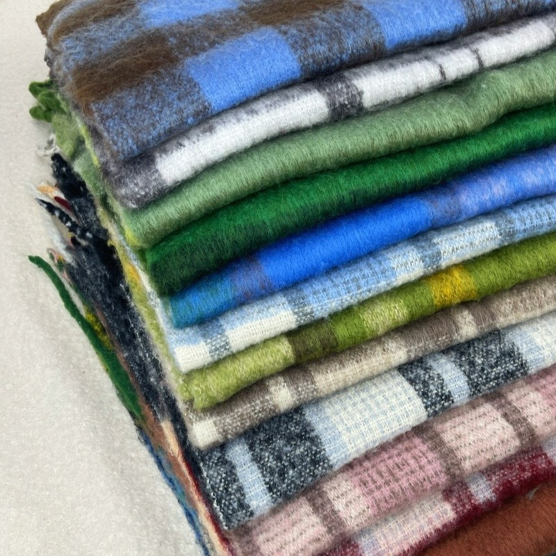 Šal od mohaira sa warp-knit konstrukcijom, polyester-mješavina, dugačak, grije zimu, svestran, vrhunski stil