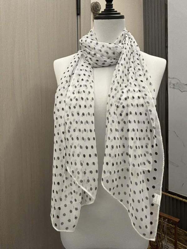 Poliester šal, lagana ravna tkanina, ljetni dodatak, podrijetlo Yiwu, sitni točkasti uzorak