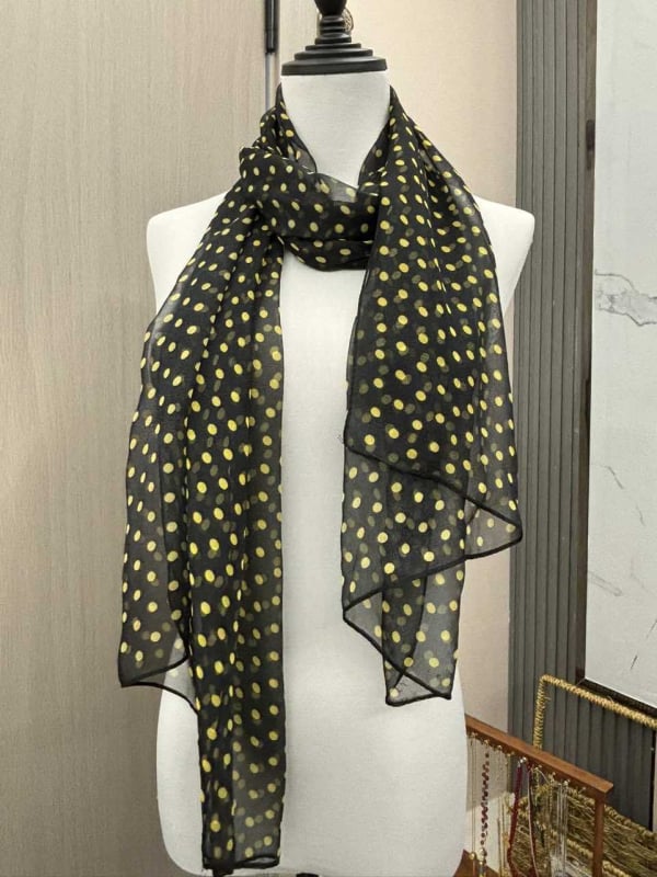 Poliester šal, lagana ravna tkanina, ljetni dodatak, podrijetlo Yiwu, sitni točkasti uzorak