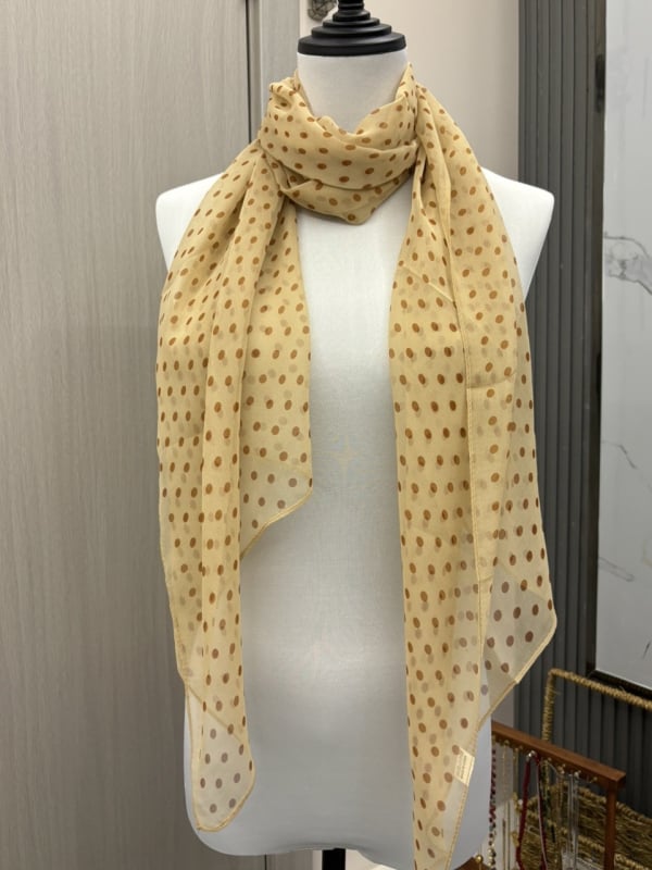 Poliester šal, lagana ravna tkanina, ljetni dodatak, podrijetlo Yiwu, sitni točkasti uzorak
