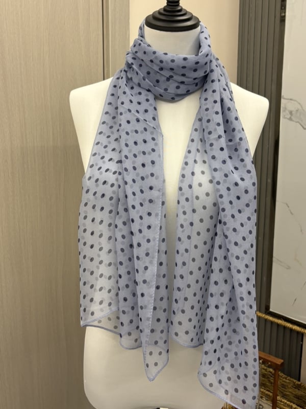 Poliester šal, lagana ravna tkanina, ljetni dodatak, podrijetlo Yiwu, sitni točkasti uzorak