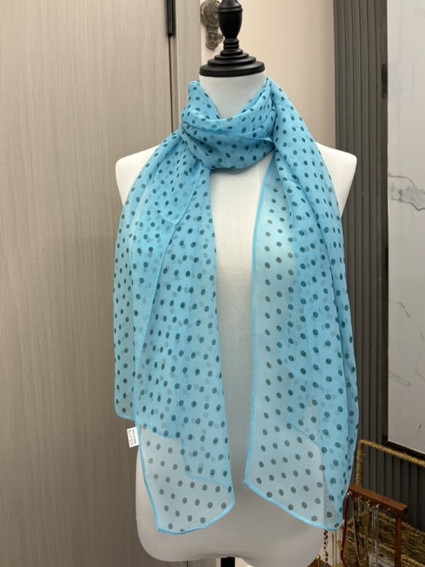 Poliester šal, lagana ravna tkanina, ljetni dodatak, podrijetlo Yiwu, sitni točkasti uzorak