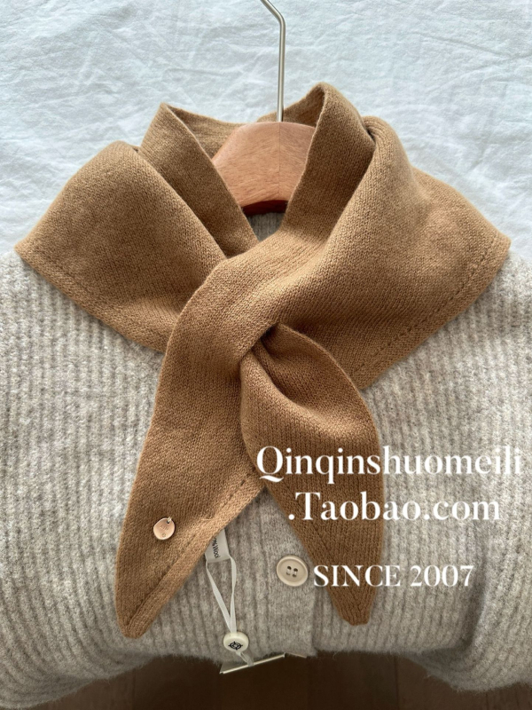 Ženski vuneni trokutasti šal — 100% vuna, warp pletenje, za jesen, zadržava toplinu