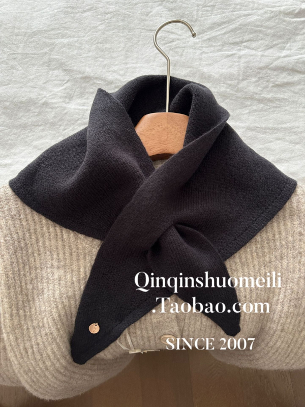 Ženski vuneni trokutasti šal — 100% vuna, warp pletenje, za jesen, zadržava toplinu