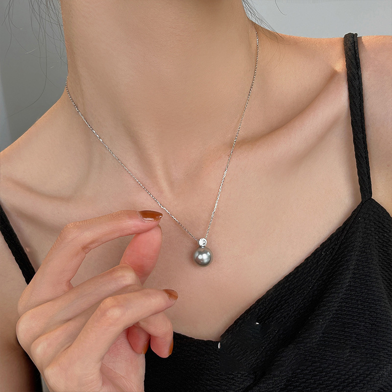 Geometrijski višeslojni ogrlica od umjetnih bisera — Kaitin Jewelry, elegantan stil za žene