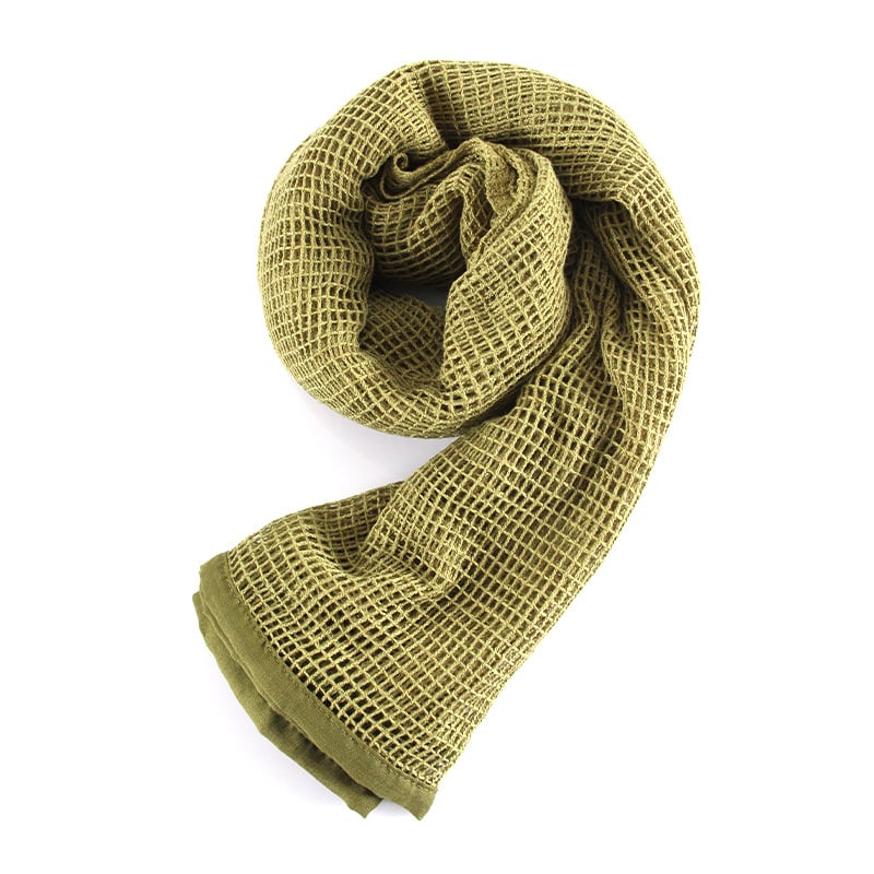 Kamuflāžas tīkla galvas šalle – poliesters, universāla, pieaugušie, ziedu raksts, kalnu pārgājieni