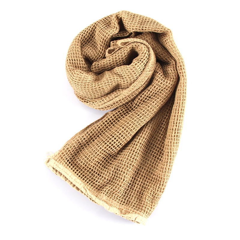 Kamuflāžas tīkla galvas šalle – poliesters, universāla, pieaugušie, ziedu raksts, kalnu pārgājieni