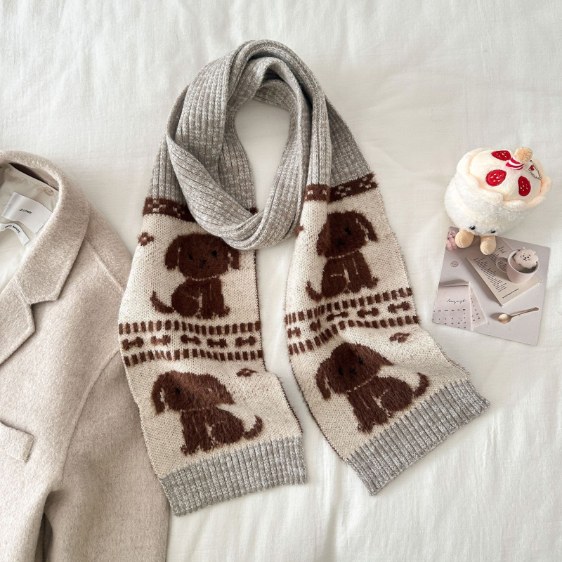 Love Creek šal od poliestera s Warp-Knit tkanjem, dvostrani, topao zimi — produženi stil, Internet zvijezda stil