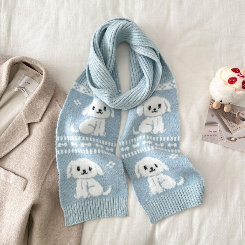 Love Creek šal od poliestera s Warp-Knit tkanjem, dvostrani, topao zimi — produženi stil, Internet zvijezda stil