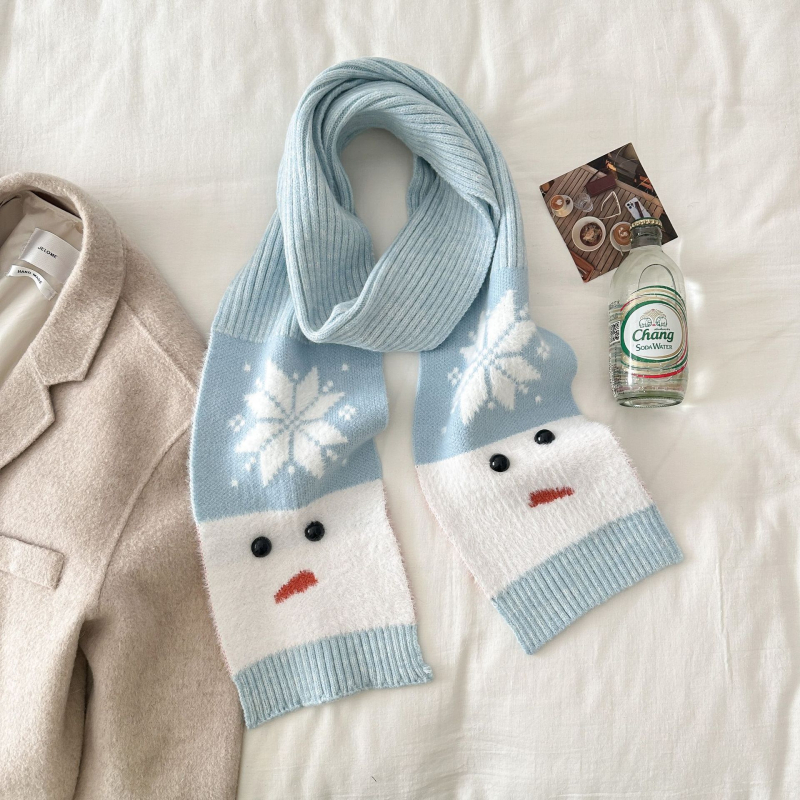 Love Creek šal od poliestera s Warp-Knit tkanjem, dvostrani, topao zimi — produženi stil, Internet zvijezda stil
