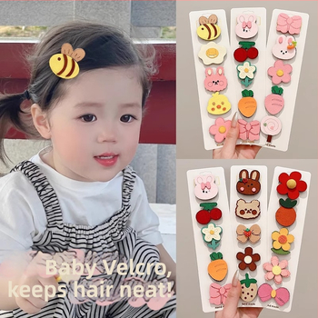 Bērnu matu klipses ar Velcro – sānu klips, roku darbs, sajaukta materiāla, Oh Yang Jewelry