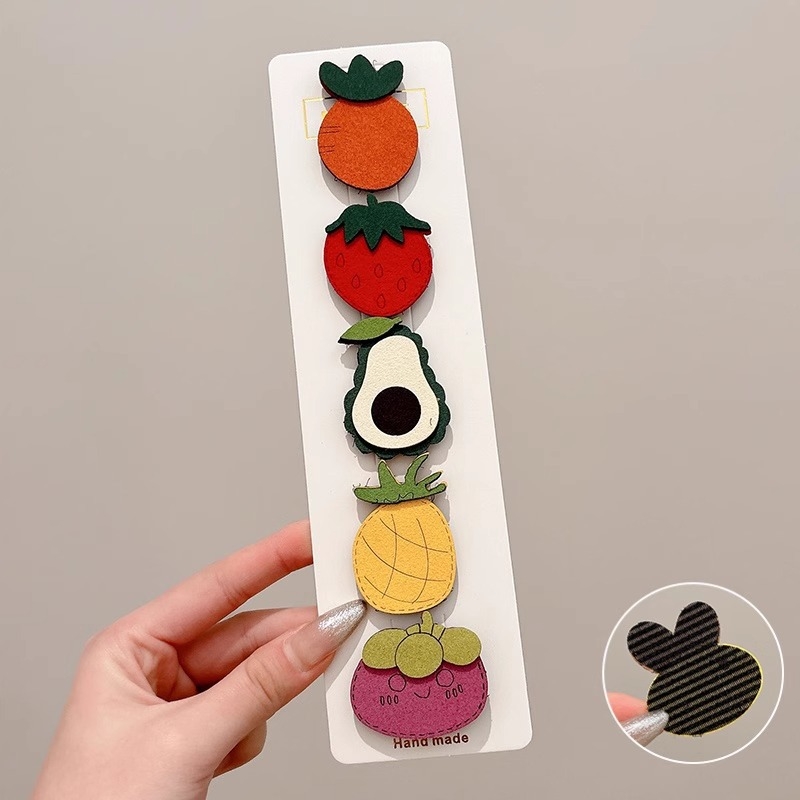 Bērnu matu klipses ar Velcro – sānu klips, roku darbs, sajaukta materiāla, Oh Yang Jewelry